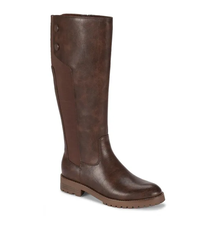 Women Baretraps Knee High Boots Danen Riding Boot Brush Brown