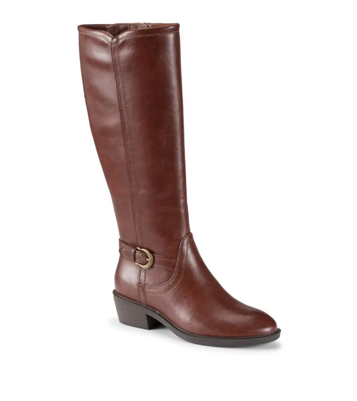 Women Baretraps Knee High Boots Nena Riding Boot Mahogany