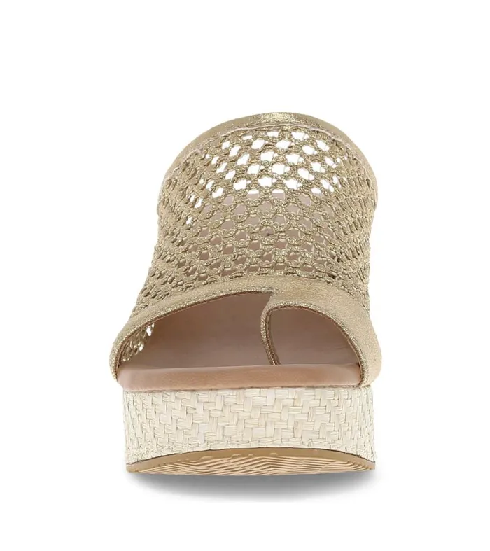 Women Baretraps Slides and Slip On Sandals Michaela Block Heel Sandal Old Gold Women Baretraps Slides and Slip On Sandals Michaela Block Heel Sandal Old Gold