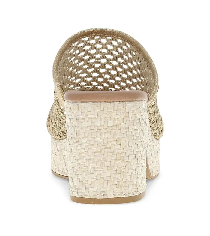 Women Baretraps Slides and Slip On Sandals Michaela Block Heel Sandal Old Gold Women Baretraps Slides and Slip On Sandals Michaela Block Heel Sandal Old Gold