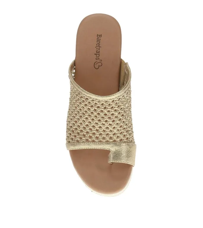 Women Baretraps Slides and Slip On Sandals Michaela Block Heel Sandal Old Gold Women Baretraps Slides and Slip On Sandals Michaela Block Heel Sandal Old Gold