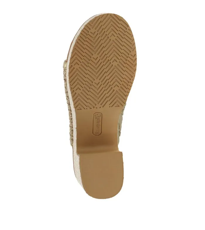 Women Baretraps Slides and Slip On Sandals Michaela Block Heel Sandal Old Gold Women Baretraps Slides and Slip On Sandals Michaela Block Heel Sandal Old Gold