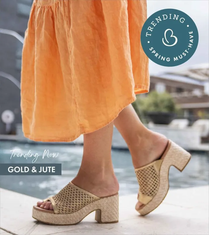 Women Baretraps Slides and Slip On Sandals Michaela Block Heel Sandal Old Gold Women Baretraps Slides and Slip On Sandals Michaela Block Heel Sandal Old Gold