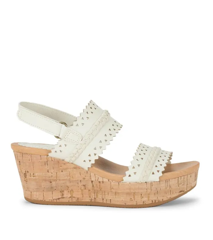 Women Baretraps Wedge Sandals Rene Wedge Sandal Cream Women Baretraps Wedge Sandals Rene Wedge Sandal Cream