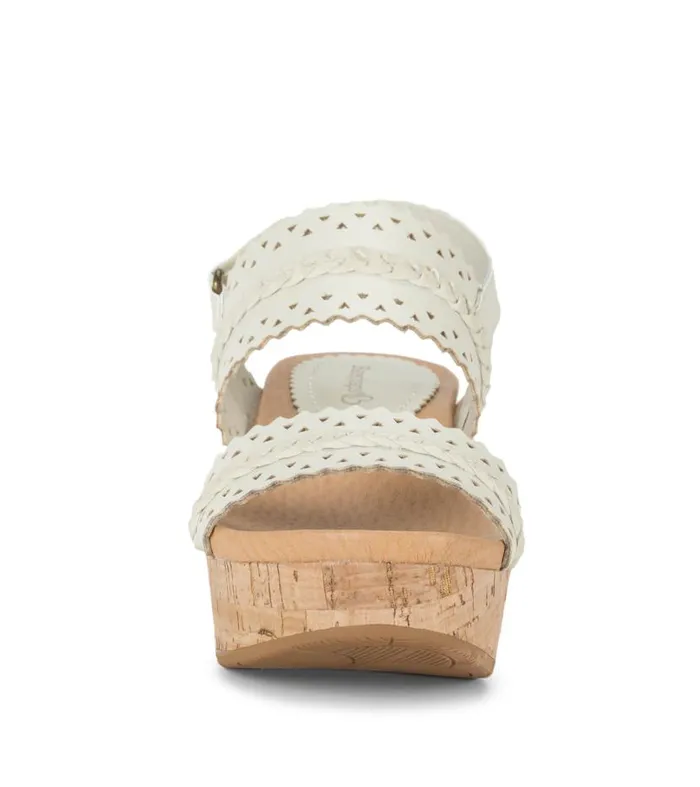 Women Baretraps Wedge Sandals Rene Wedge Sandal Cream Women Baretraps Wedge Sandals Rene Wedge Sandal Cream