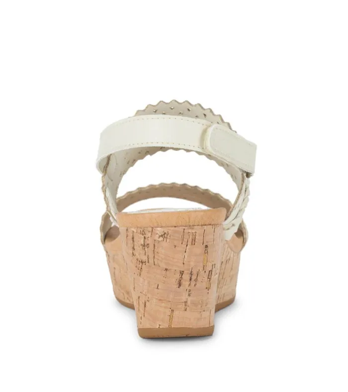 Women Baretraps Wedge Sandals Rene Wedge Sandal Cream Women Baretraps Wedge Sandals Rene Wedge Sandal Cream