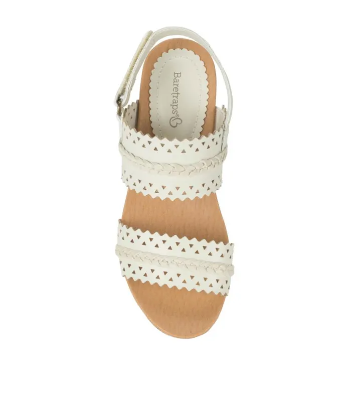Women Baretraps Wedge Sandals Rene Wedge Sandal Cream Women Baretraps Wedge Sandals Rene Wedge Sandal Cream