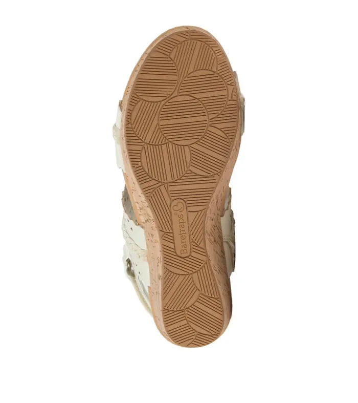 Women Baretraps Wedge Sandals Rene Wedge Sandal Cream Women Baretraps Wedge Sandals Rene Wedge Sandal Cream