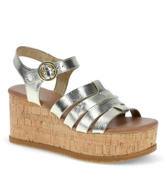 Women Baretraps Wedge Sandals Savannah Wedge Sandal Light Gold