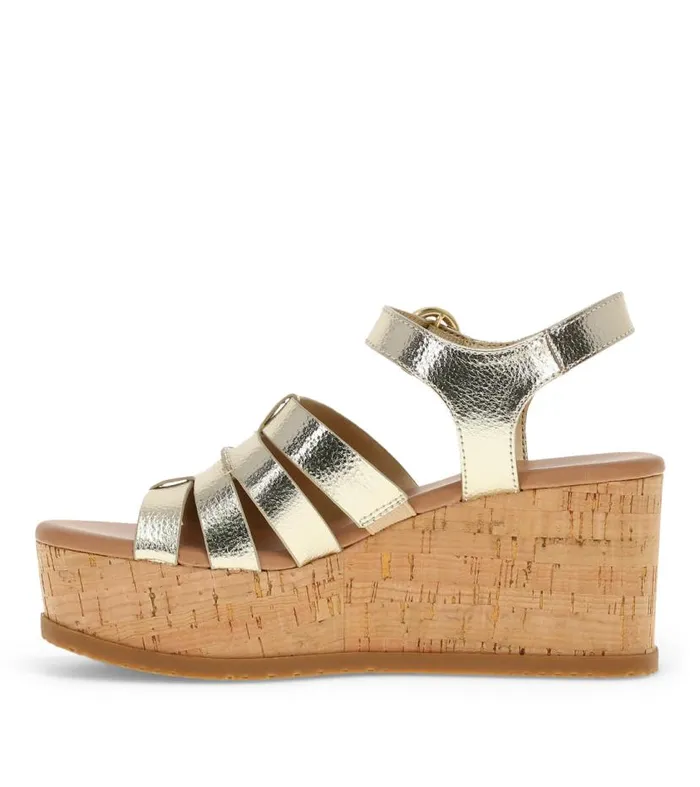 Women Baretraps Wedge Sandals Savannah Wedge Sandal Light Gold Women Baretraps Wedge Sandals Savannah Wedge Sandal Light Gold