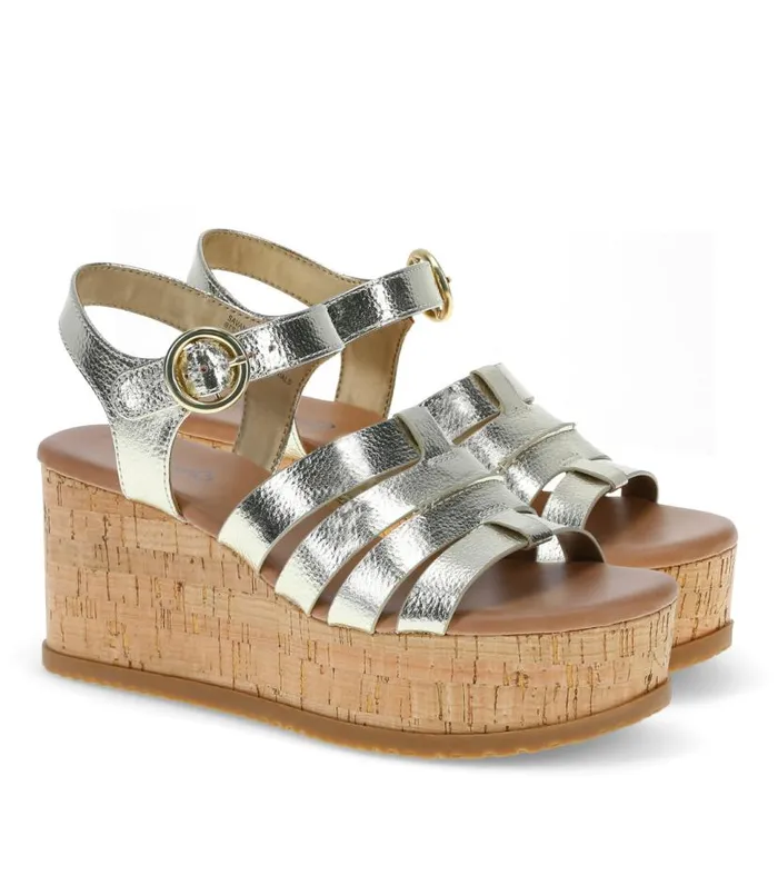 Women Baretraps Wedge Sandals Savannah Wedge Sandal Light Gold Women Baretraps Wedge Sandals Savannah Wedge Sandal Light Gold