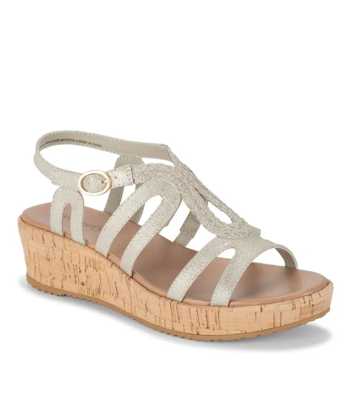 Women Baretraps Wedge Sandals Wilma Wedge Sandal Champagne