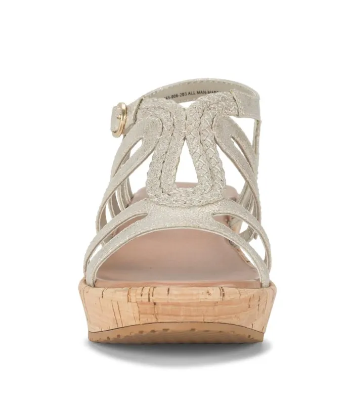 Women Baretraps Wedge Sandals Wilma Wedge Sandal Champagne Women Baretraps Wedge Sandals Wilma Wedge Sandal Champagne