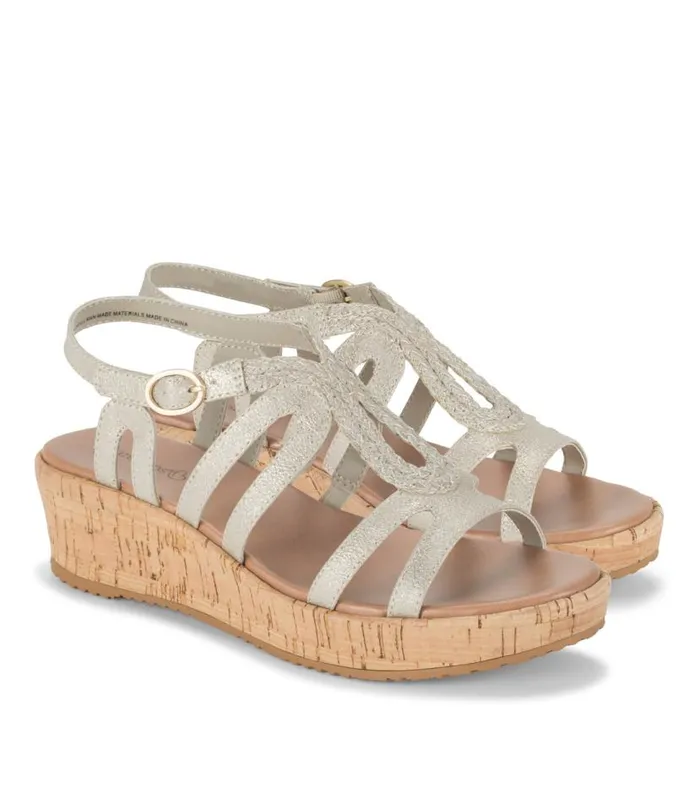 Women Baretraps Wedge Sandals Wilma Wedge Sandal Champagne Women Baretraps Wedge Sandals Wilma Wedge Sandal Champagne