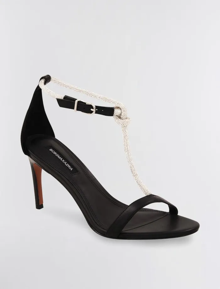 Women BCBG Shoes Trinnia Sandal Heel Black