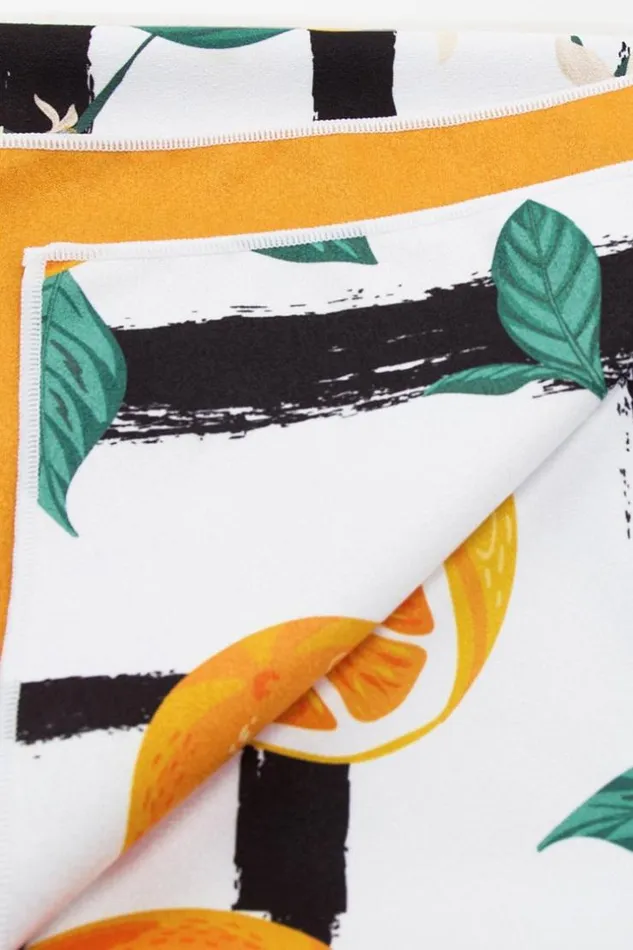 Women Beach Blankets Cupshe Wilshire Orange And Striped Beach Blanket Multicolor