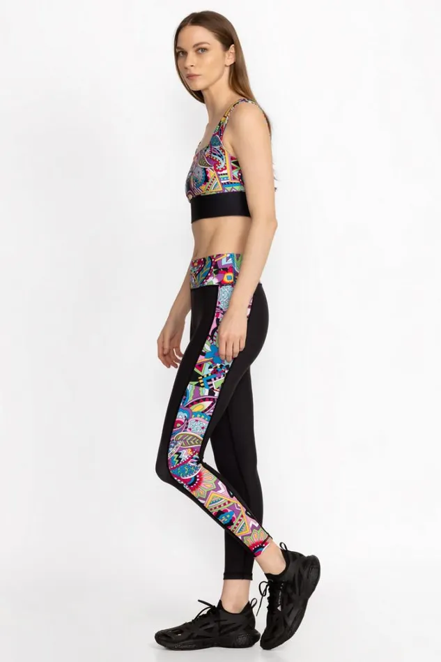Women Bee Active Legging With Pockets Demarne Print Johnny Was Active Women Bee Active Legging With Pockets Demarne Print Johnny Was Active