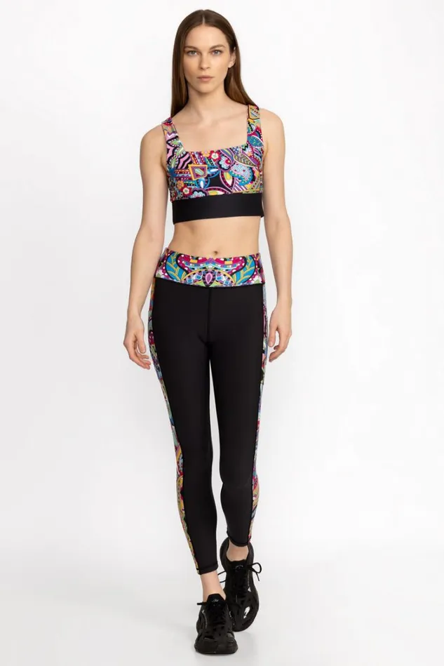 Women Bee Active Legging With Pockets Demarne Print Johnny Was Active Women Bee Active Legging With Pockets Demarne Print Johnny Was Active