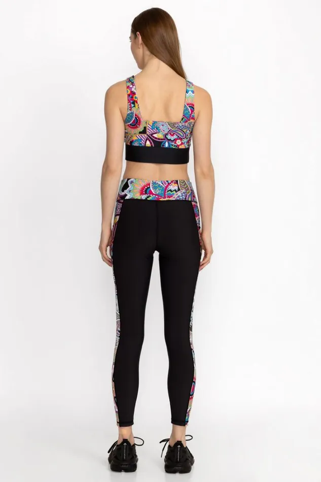 Women Bee Active Legging With Pockets Demarne Print Johnny Was Active Women Bee Active Legging With Pockets Demarne Print Johnny Was Active