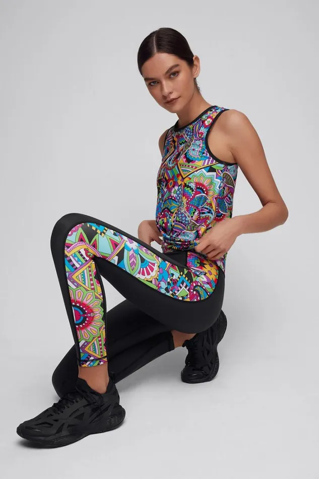 Women Bee Active Legging With Pockets Demarne Print Johnny Was Active Women Bee Active Legging With Pockets Demarne Print Johnny Was Active