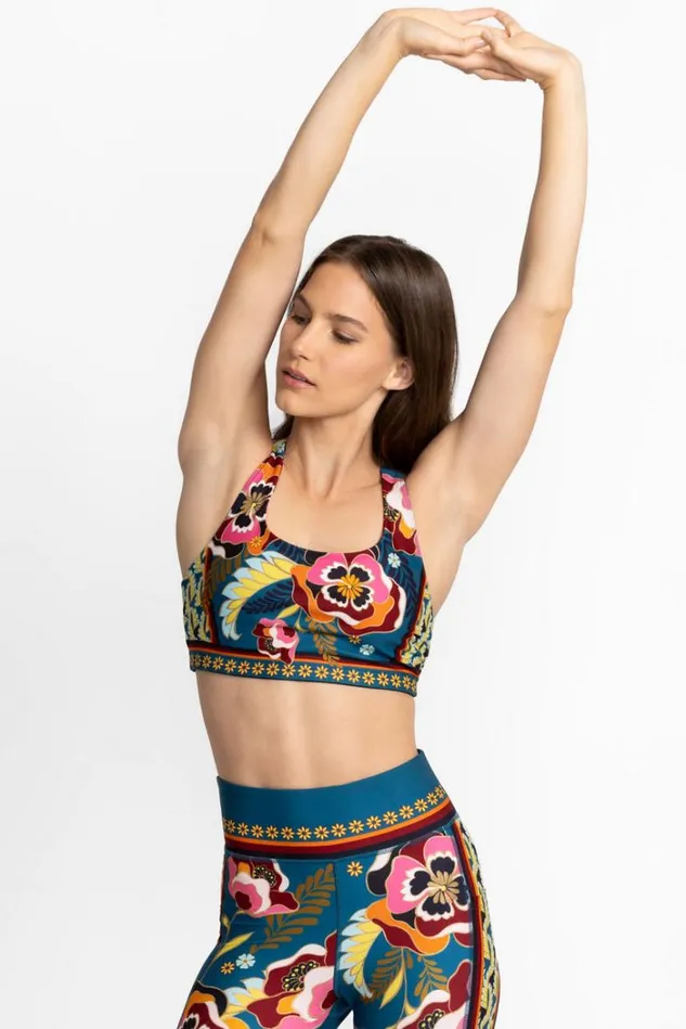 Women Bee Active Reversible Sports Bra Studio Johnny Was Active Women Bee Active Reversible Sports Bra Studio Johnny Was Active