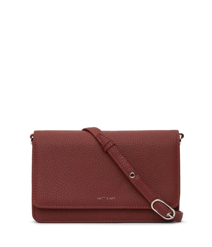 Women Bee Vegan Crossbody Bag 8211 Purity Beet Matt and Nat Crossbody