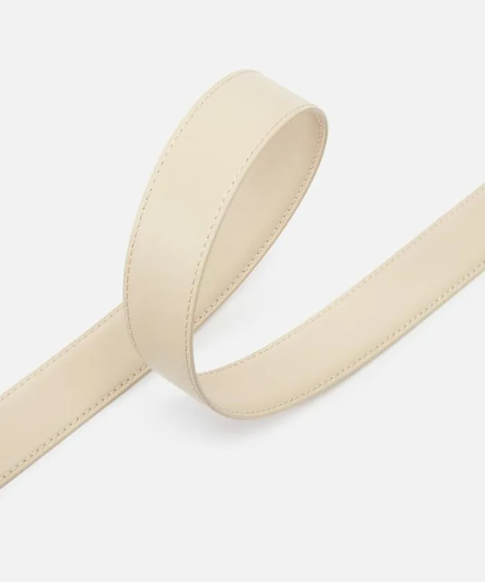 Women Belts Pinko Belt With Colored Buckle 3cm Beigesmoke Grey Colour Block Women Belts Pinko Belt With Colored Buckle 3cm Beigesmoke Grey Colour Block