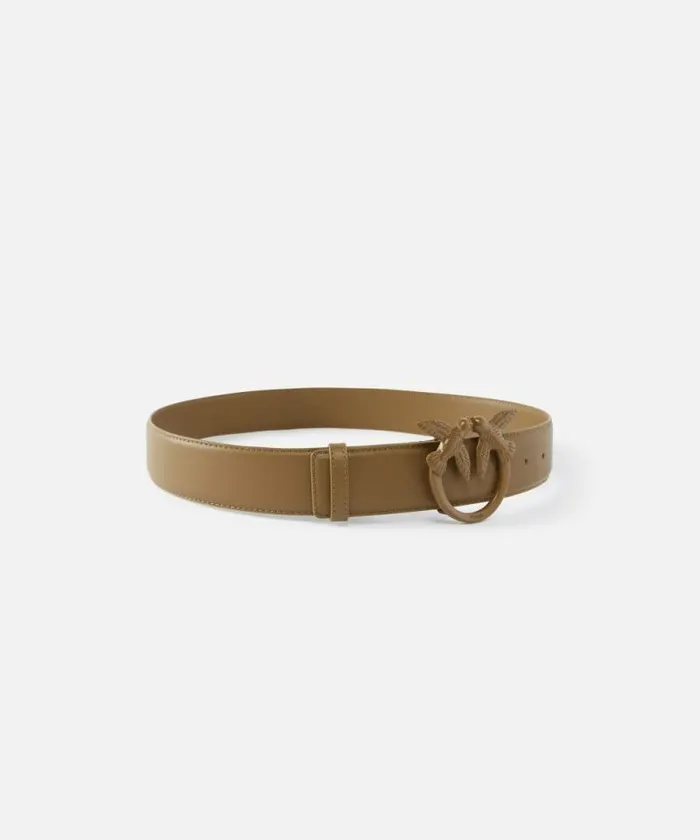 Women Belts Pinko Love Birds High Colourblock Leather Belt 4cm Plantationcolourblock Women Belts Pinko Love Birds High Colourblock Leather Belt 4cm Plantationcolourblock