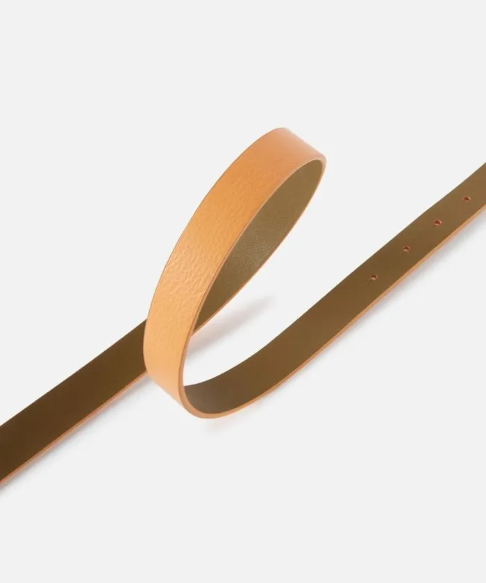 Women Belts Pinko Thin Doubleface Leather Belt With Buckle 2cm Army Greenorangeantiquegold Women Belts Pinko Thin Doubleface Leather Belt With Buckle 2cm Army Greenorangeantiquegold