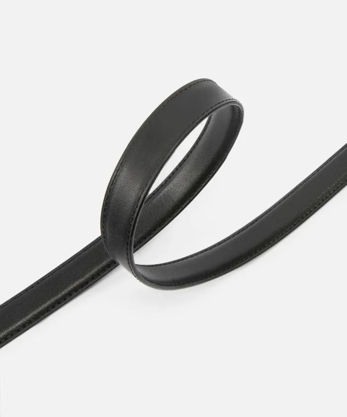 Women Belts Pinko Thin Leather 2 Cm Belt With Jewel Buckle Blackold Silver Women Belts Pinko Thin Leather 2 Cm Belt With Jewel Buckle Blackold Silver