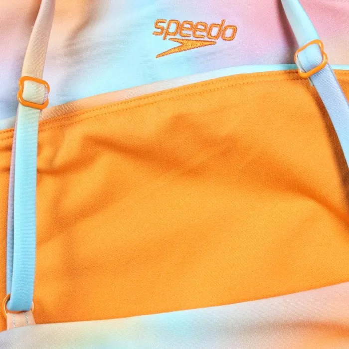 Women Bikinis and Tankinis Speedo Women039s Printed Adjustable Thinstrap Bikini BlueOrange Women Bikinis and Tankinis Speedo Women039s Printed Adjustable Thinstrap Bikini BlueOrange