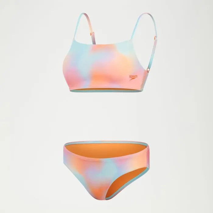 Women Bikinis and Tankinis Speedo Women039s Printed Adjustable Thinstrap Bikini BlueOrange Women Bikinis and Tankinis Speedo Women039s Printed Adjustable Thinstrap Bikini BlueOrange