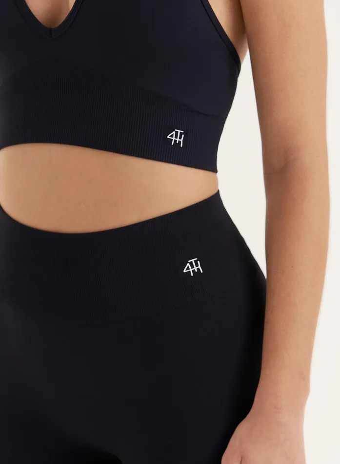 Women Black Sculpting Seamless Gym Leggings Tyler 4th and Reckless Athleisure