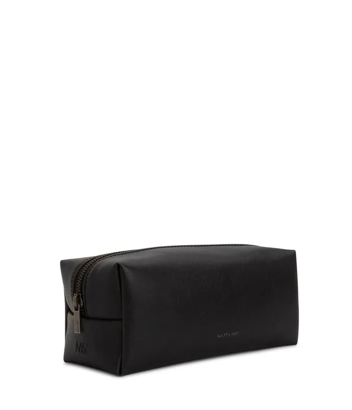 Women Blair Vegan Toiletry Case 8211 Vintage Black Matt and Nat Travel