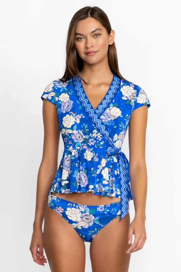 Women BLUE DOVE TANKINI WRAP Blue Dove Johnny Was Swim and Resort Women BLUE DOVE TANKINI WRAP Blue Dove Johnny Was Swim and Resort