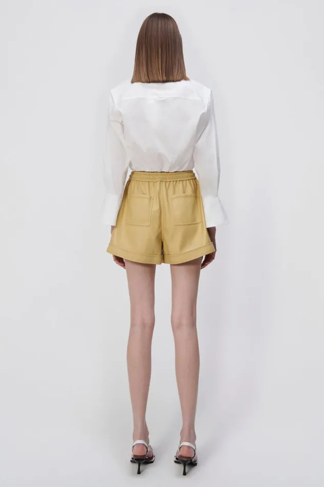Women Blythe Poplin Top White Jonathan Simkhai Tops and Bodysuits