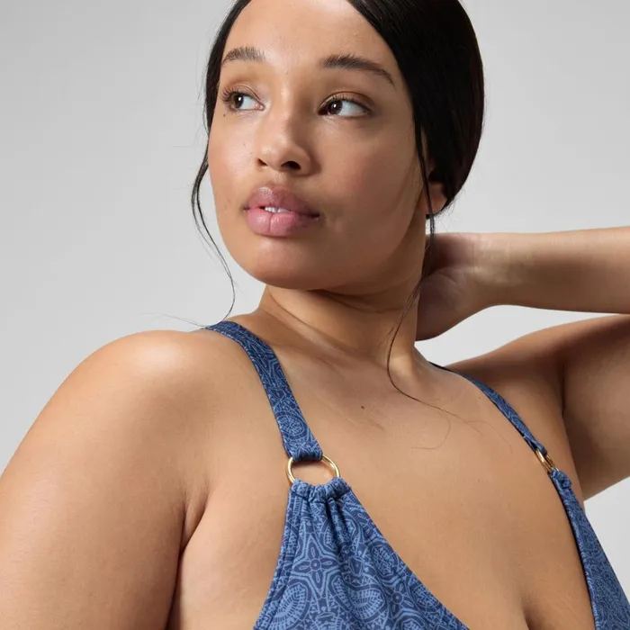 Women BodyShaping Speedo Women039s Plus Size Shaping Printed V Neck Swimsuit NavyBlue Women BodyShaping Speedo Women039s Plus Size Shaping Printed V Neck Swimsuit NavyBlue