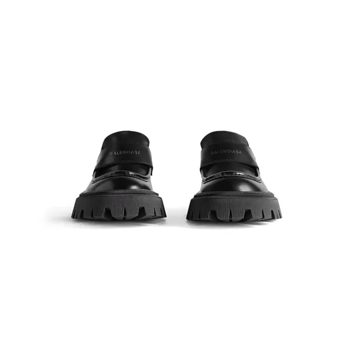 Women Boots and Ankle Boots Balenciaga Tractor Loafer In Black