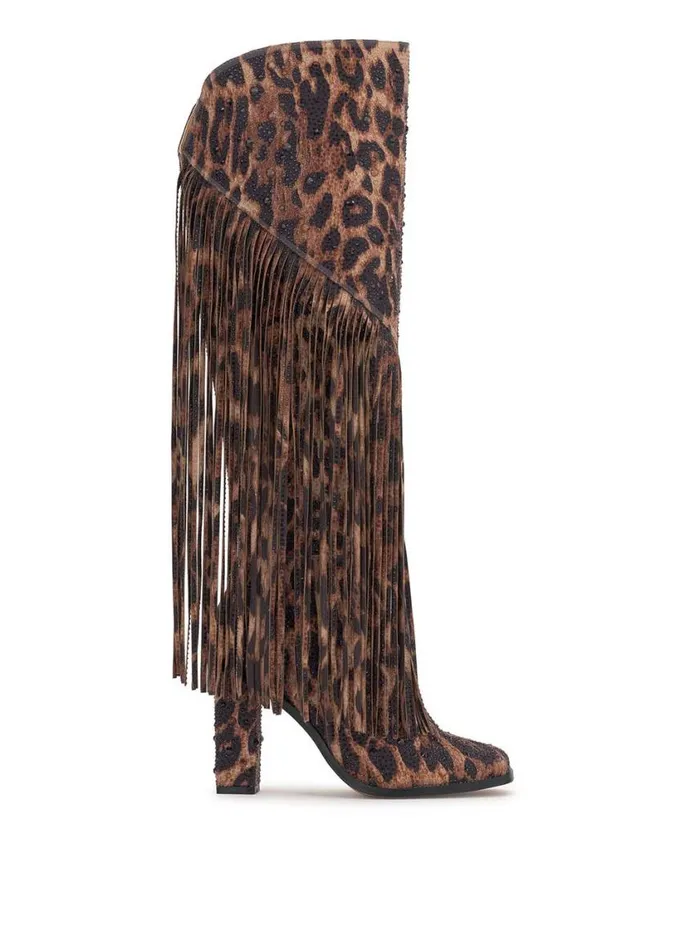 Women Boots and Booties Jessica Simpson Asire Boot In Leopard
