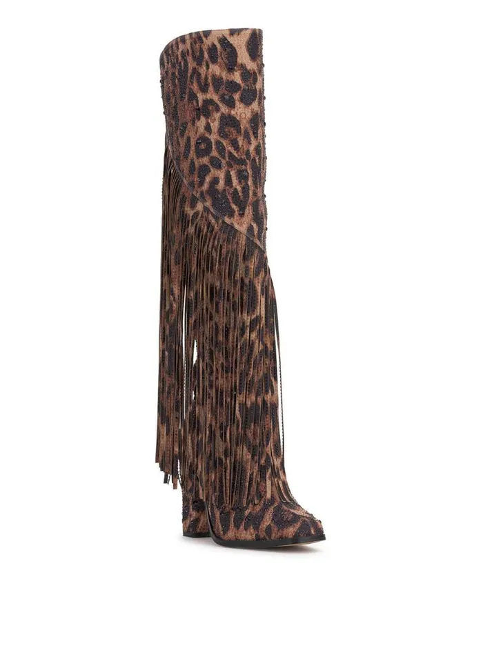 Women Boots and Booties Jessica Simpson Asire Boot In Leopard