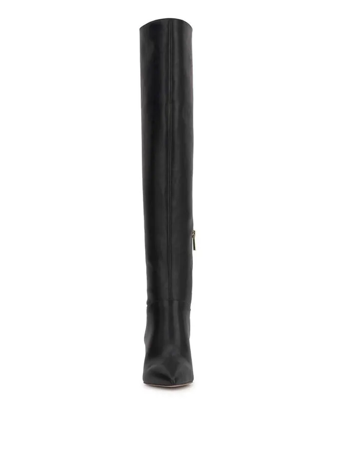 Women Boots and Booties Jessica Simpson Verity Stiletto Boot In Black Leather