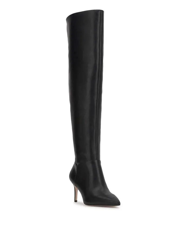 Women Boots and Booties Jessica Simpson Verity Stiletto Boot In Black Leather