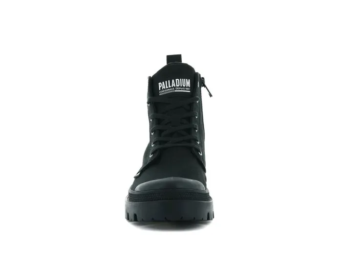 Women Boots PALLADIUM PALLABASE TWILL Blackblack Women Boots PALLADIUM PALLABASE TWILL Blackblack