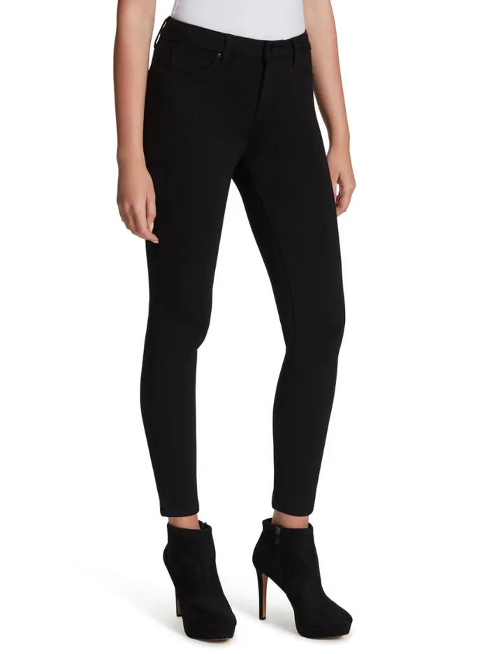 Women Bottoms Jessica Simpson Kiss Me Skinny Jeans In Black Ponte