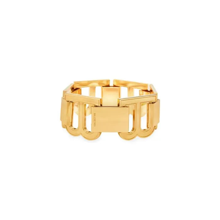 Women Bracelets and Rings Balenciaga Hourglass Bracelet In Gold