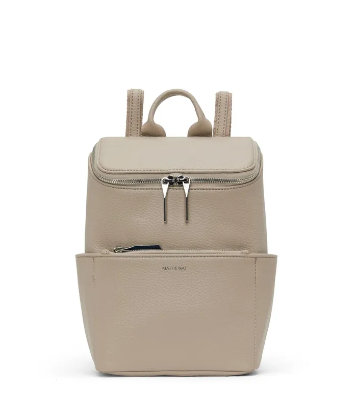 Women Bravesm Small Vegan Backpack 8211 Purity Dream Matt and Nat Backpacks