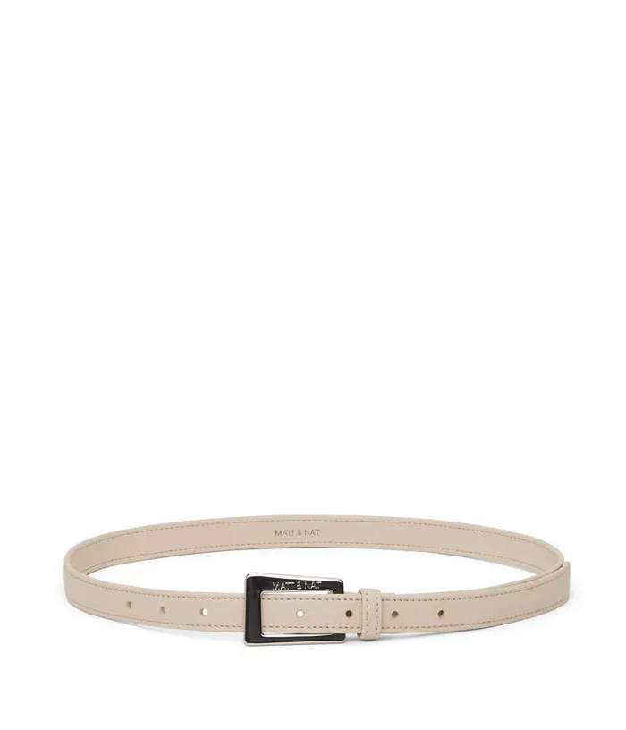 Women Bri WomenS Vegan Belt 8211 Purity Opal Matt and Nat Belts
