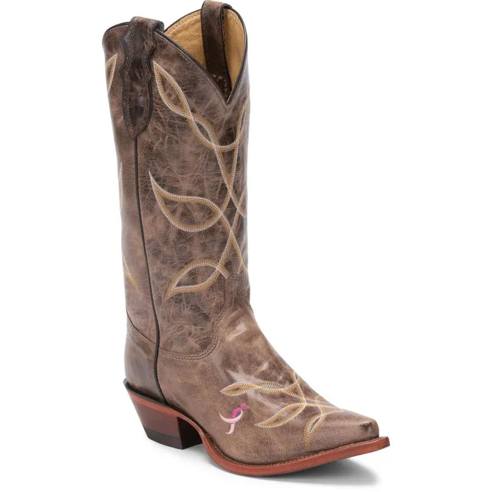 WOMEN Brinker 13034 Womens Boot Distressed Brown Justin Boots Western