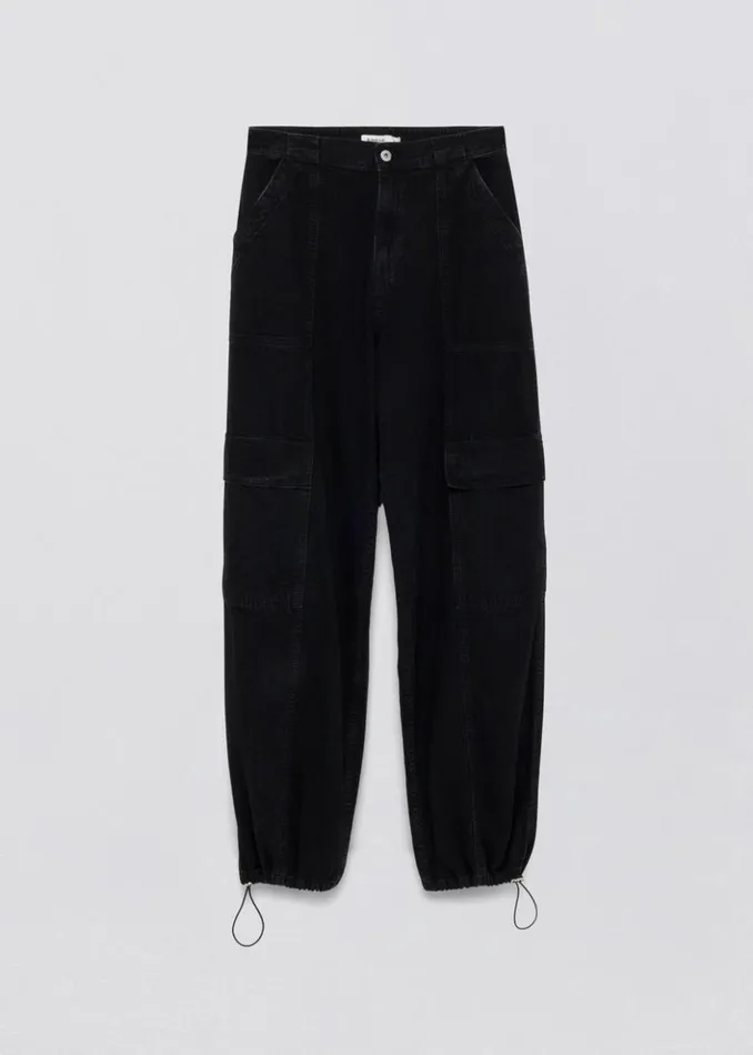 Women Calista Denim Washed Black Jonathan Simkhai Pants and Bottoms