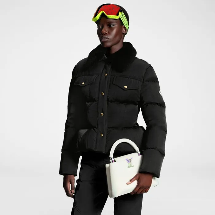 Women Capucines Bag Louis Vuitton Louis Vuitton M23307 LV SKI Capucines BB Snow White 8211 Louis Vuitton Handbag Store
